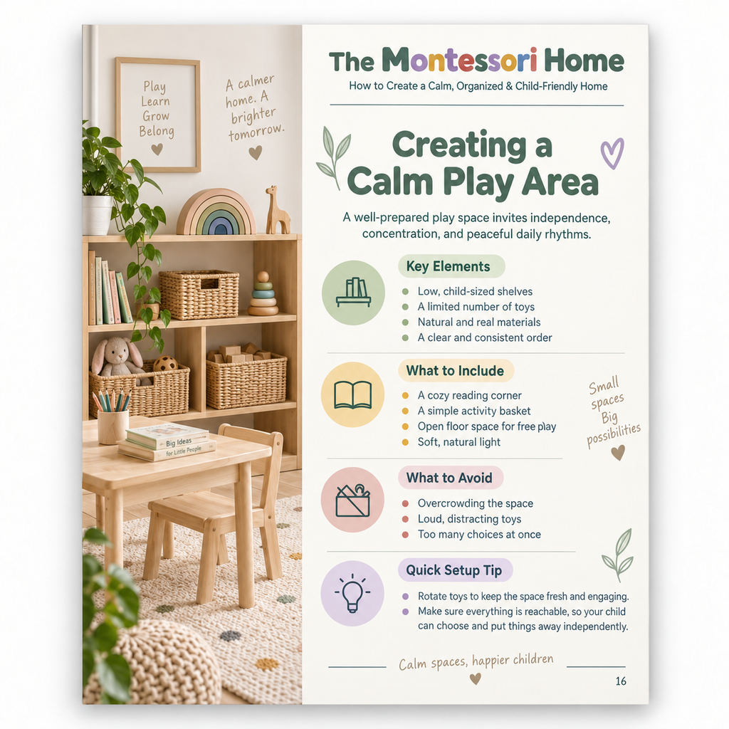 Montessori at Home: Ages 3–6