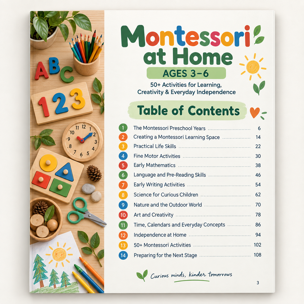 Montessori at Home: Ages 3–6