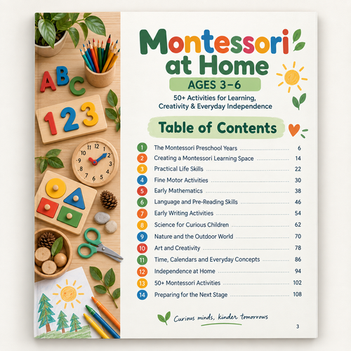 Montessori at Home: Ages 3–6